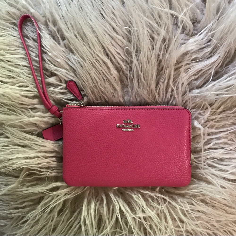 Coach Double Zip Wristlet